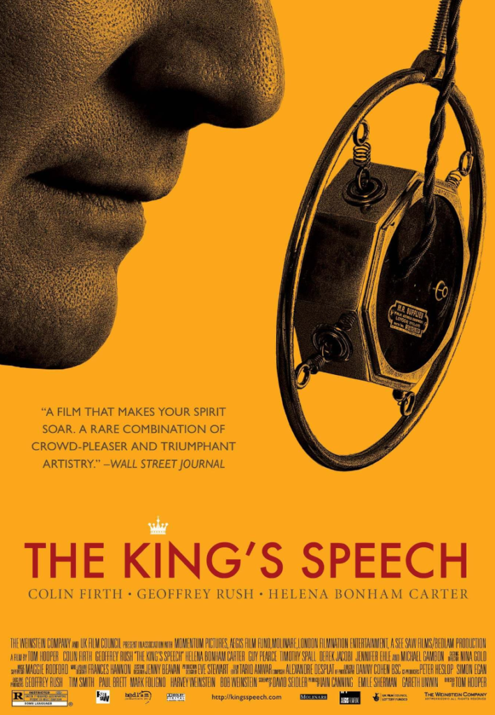 "The king's speech" movie poster