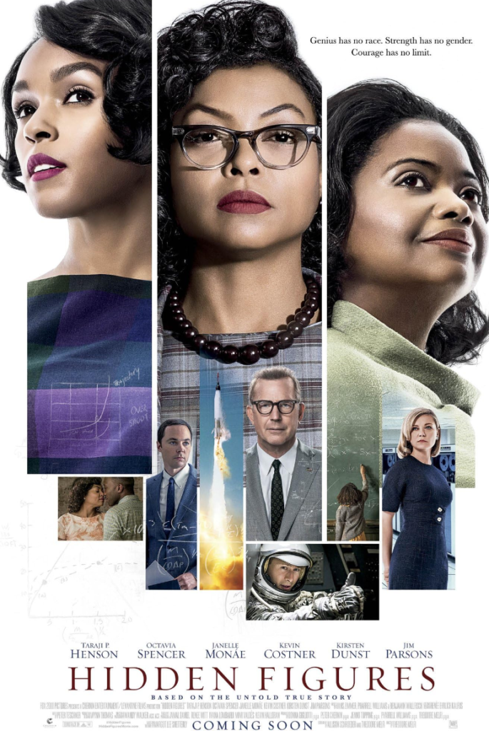 "Hidden figures" movie poster