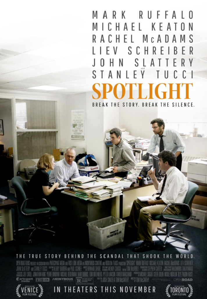 "Spotlight" movie poster