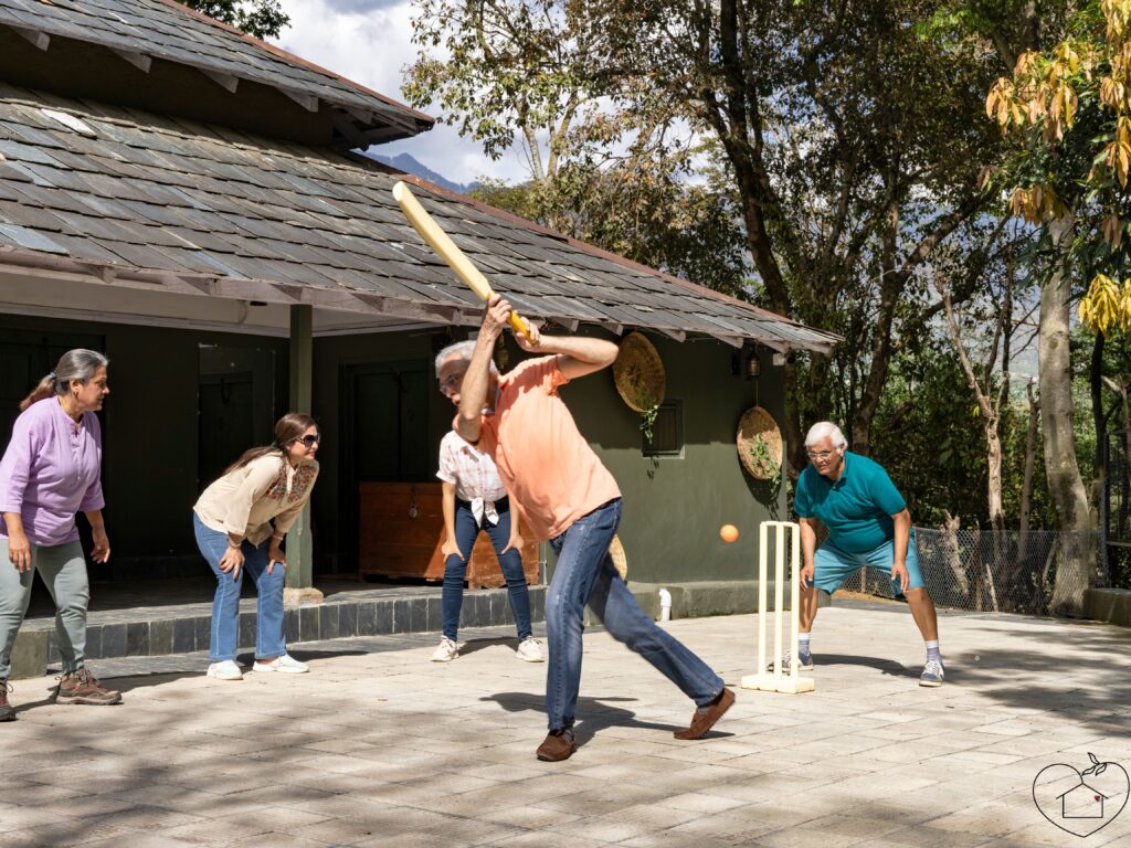 This photo is used to represent family members coping with changes.