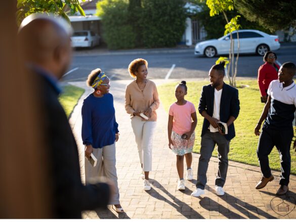 This photo is used to represent family members coping with changes.