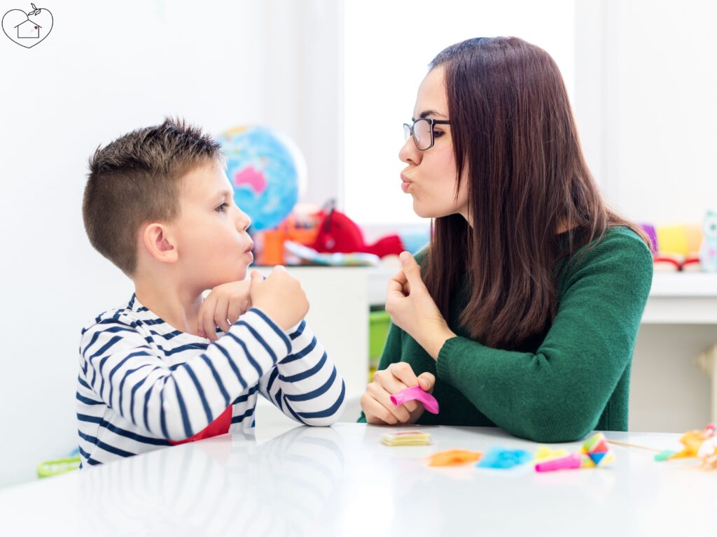 This photo is used to represent speech therapy for toodlers.